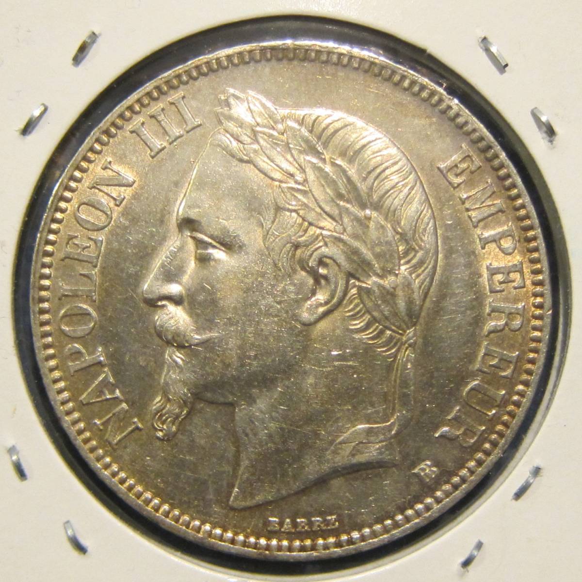 ヤフオク! -「フランス5フラン銀貨 ナポレオン3世」の落札相場・落札価格