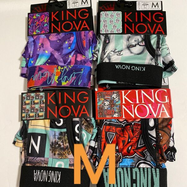 KING NOVA ボクサーパンツ M 4枚セット
