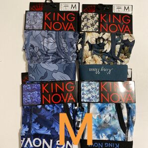 KING NOVA ボクサーパンツ M 4枚セット 花