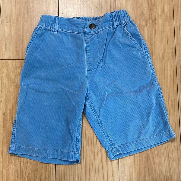 グローバルワーク ハーフパンツ 水色 コーデュロイ Mサイズ 110cm