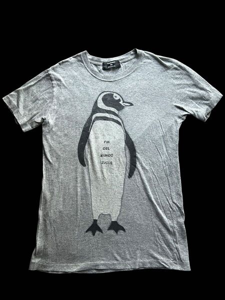 CABANE de ZUCCA ズッカ Tシャツ トップス ペンギン グレー系 S