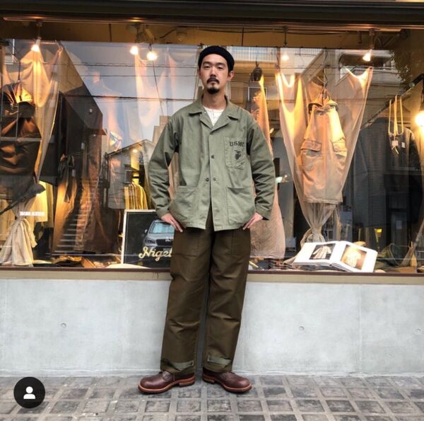 40'S U.S. NAVY DECKPANT 36 Nigel Cabourn デッキパンツ ナイジェルケーボン