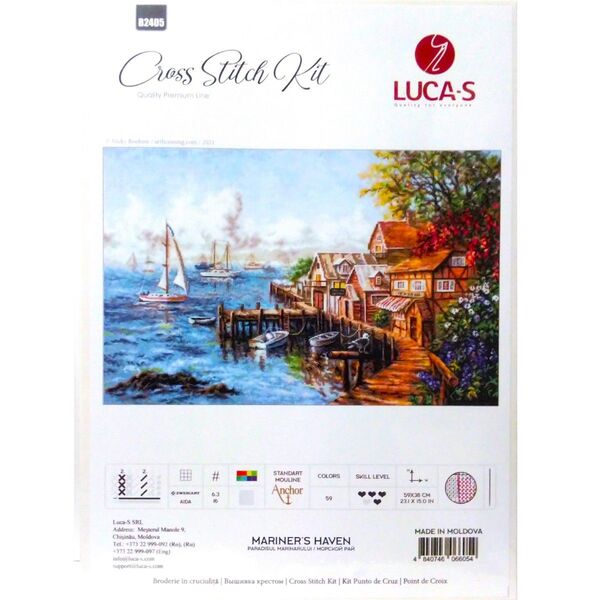 クロスステッチ キット 【Luca-S】Mariner's Haven マリナーズヘブン