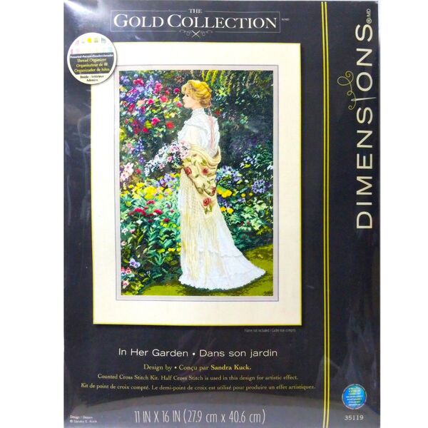 クロスステッチ キット【DIMENSIONS】In Her Garden 彼女の庭で