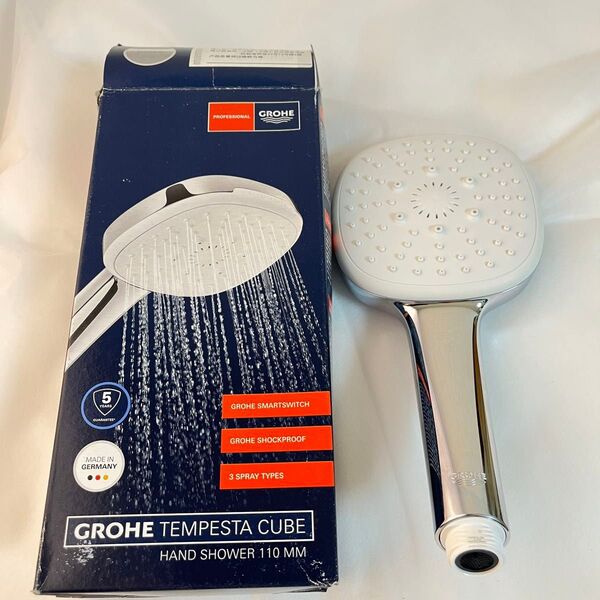 GROHE TEMPESTA CUBE ハンドシャワー 110mm 未使用