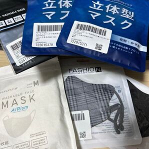 エアリズムマスク(M3枚入り)洗える立体型マスク5枚