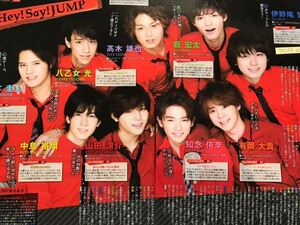 切り抜き TVLIFE2014年お正月グラビア Hey!Say!JUMP Kis-My-Ft2 SexyZone 山田中島知念伊野尾有岡薮八乙女髙木岡本 佐藤菊池松島マリウス