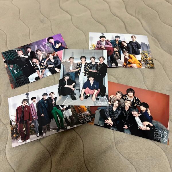 SixTONES feel da CITY グッズ (集合写真5枚)