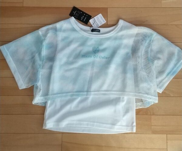メッシュ 半袖Tシャツ 160