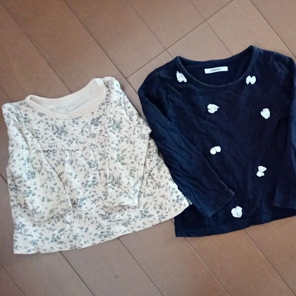 長袖Tシャツ 2枚組セット 90 110