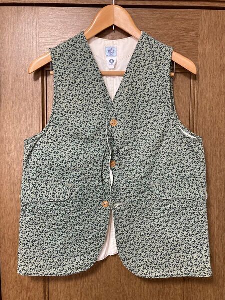 【美品】ポストオーバーオールズ ロイヤルトラベラー ベスト Sサイズ post overalls post o'alls ジレ