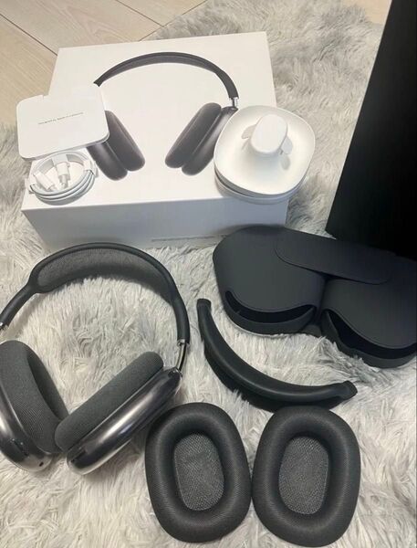 ヘッドホン AirPods Max ブラック ノイズキャンセリング