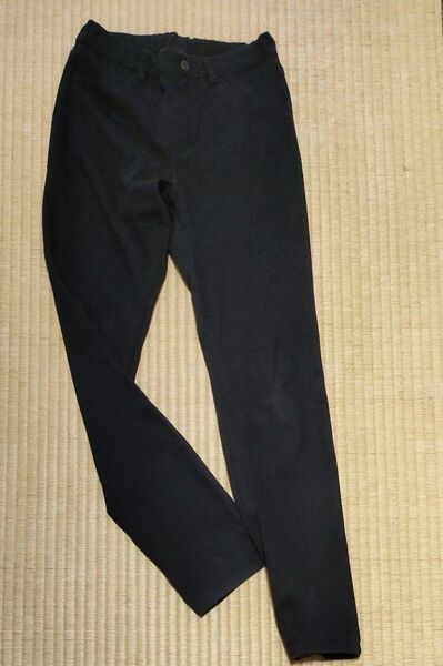 ユニクロ スキニーパンツ 黒 160cm