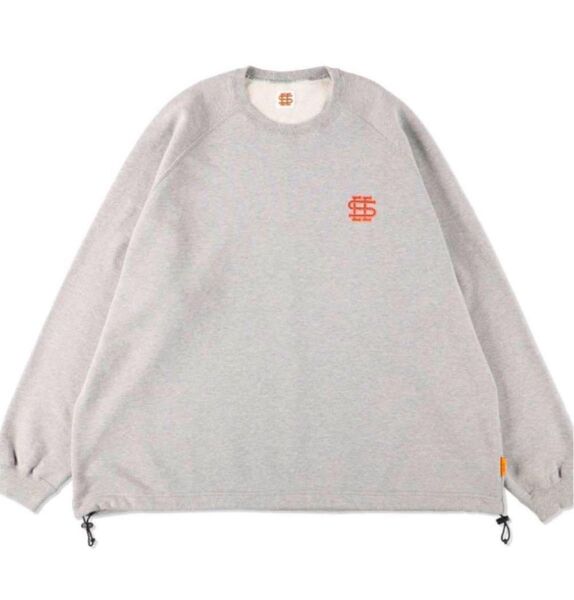 SEE SEE RAGLAN CREW 【GREY】 XLサイズ