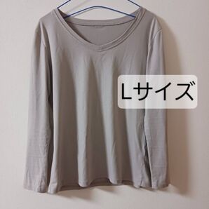 Uricca ウリッカ byブルーポート Vネック 長袖 カットソー ロンT