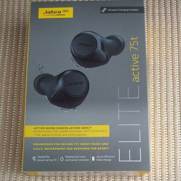 ワイヤレスイヤホンJabra Elite Active 75t (ワイヤレス充電モデル)