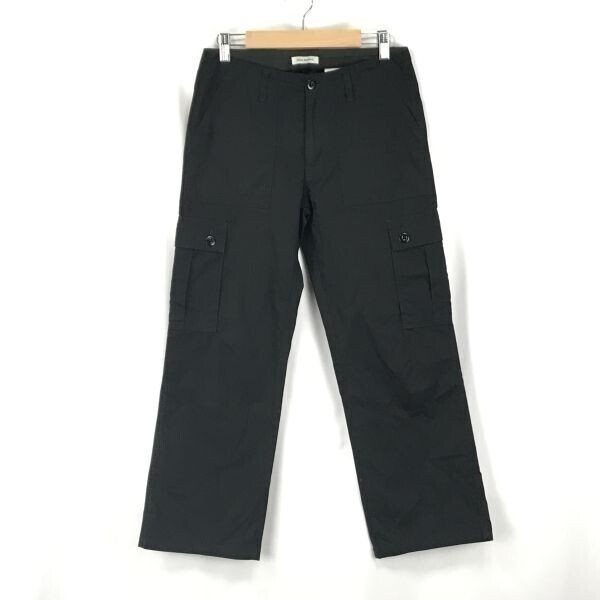 アーバンリサーチ★カーゴパンツ/ワークパンツ【メンズ36/股下66cm/黒/ブラック】◆BG617