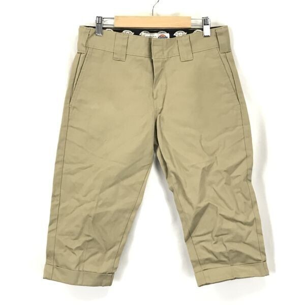 ディッキーズ/Dickies★ハーフパンツ【メンズ28インチ/股下45cm/ベージュ】◆BG241