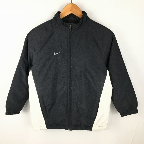 NIKE/ナイキ ナイロン/ブルゾン サイズXS 黒×白 スポーツウェア 管NO.A14-29