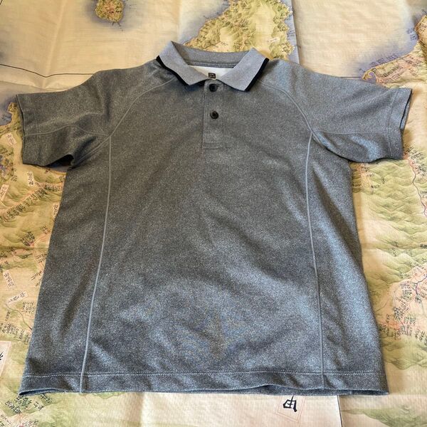 UNIQLO グレー ポロシャツ used 130センチ 半袖