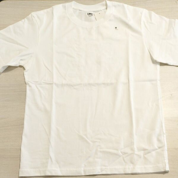 【新品未使用】ユニクロ ホワイト 半袖 Tシャツ UT キースへリング M