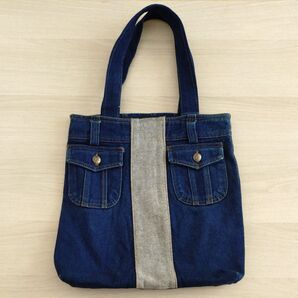 【新品未使用】デニムトートバッグ