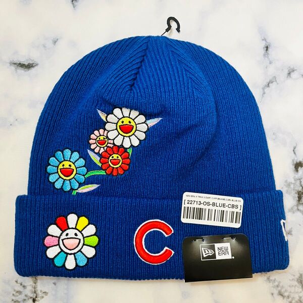 村上隆 MLB Tokyo Series 2025 New Era 6 Dart Cubs Cuff Beanie / 正規 新品