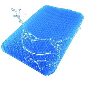 クッション ゲルクッション アップグレード 二重ハニカム構造 座布団 通気性抜群 柔らかい 椅子 車 オフィス