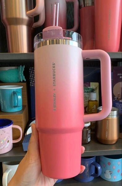 台湾限定 スターバックス25バレンタイン スタンレー ハンドル付き タンブラー 30oz30OZ /887ml