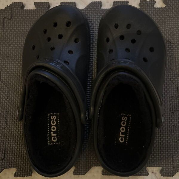 crocs クロックス サンダル ボア ブラック