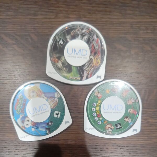 ディスクのみ PSP モンスターハンター2nd G 牧場物語 ハーベストムーン みんなのGOLF ポータブル