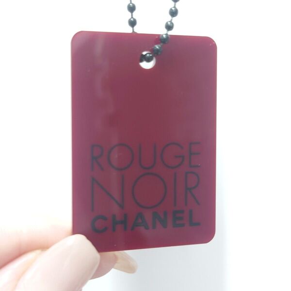 希少 シャネル CHANEL ROUGE 正規ノベルティ プラスチック チャーム キーホルダー ルージュ 非売品