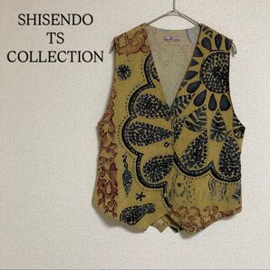 SHISENDO TS COLLECTION ベスト ノースリーブ 総柄 個性派 ジレ トップス
