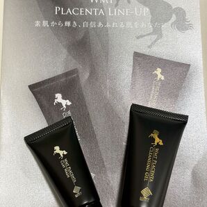WMT PLACENTA クレイウォッシュ+クレンジング プラセンタ 洗顔サンプル2点