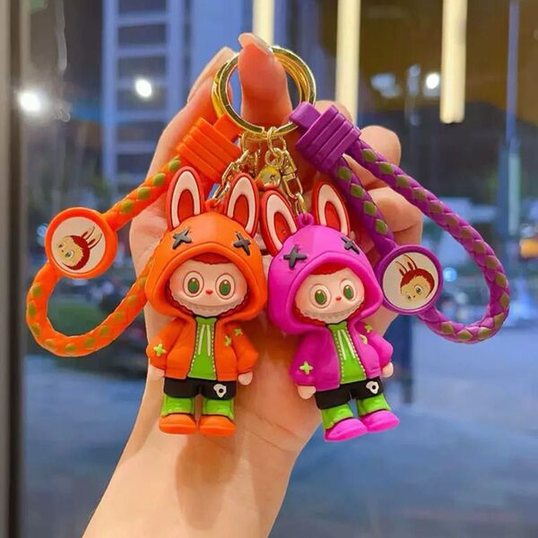labubu スウェットシャツスタイル キーホルダー誕生日プレゼント2台セット