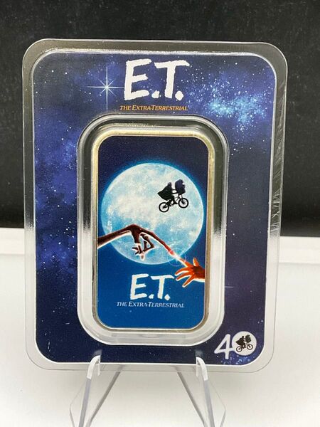 4000枚限定 2022年ニウエ「E.T. イーティー・映画ポスター」純銀バー