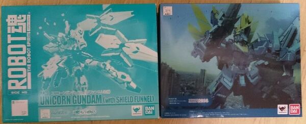 ROBOT魂 ユニコーンガンダム シールドファンネル装備 バンシィノルン 最終決戦Ver. 2点セット 魂ウェブ限定 ロボット魂