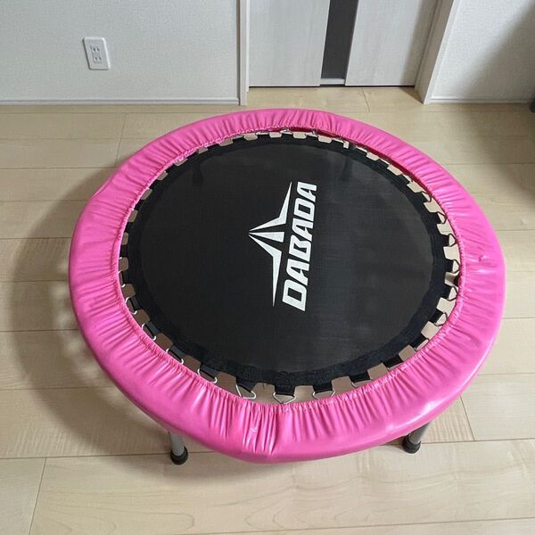 ダバダ DABADA ピンク トランポリン エクササイズ 耐荷重150kg