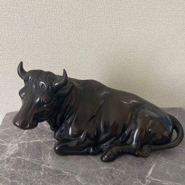 【牛の置物 】 置物 牛 オブジェ 鉄製 インテリア