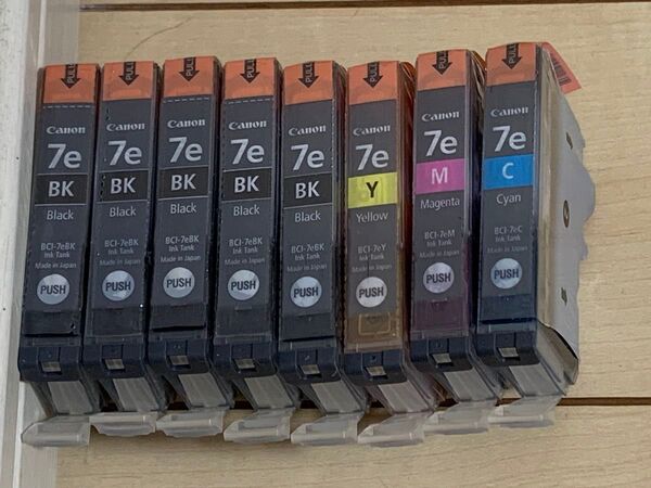 ★キヤノン Canon 純正インクカートリッジ BCl-7e 8個セット 未使用