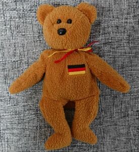 Ty Beanies soft toy ..germania 1990 year 10 month 3 day raw 