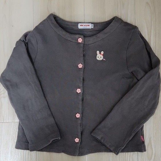 MIKI HOUSE うさこ カーディガン130サイズ キッズ