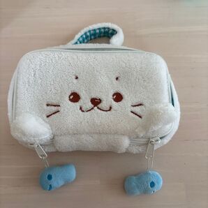 値下げ しろたん ポーチ ゲーム ポーチ 小物入れ ポケット 留めゴム付き