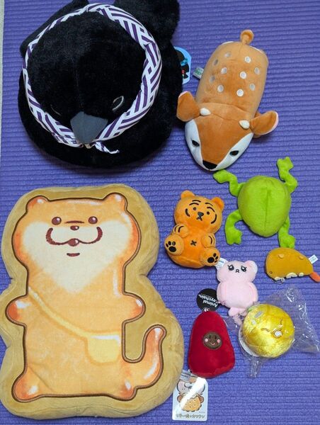 ぬいぐるみ キーチェーン クッション 合計9点まとめ売り!