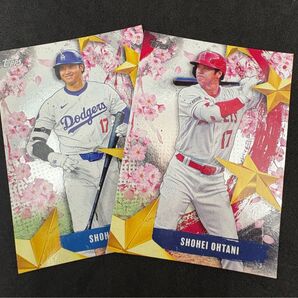 大谷翔平2枚セット topps MLB開幕戦 東京シリーズ ロサンゼルスドジャース Los Angeles Dodgers