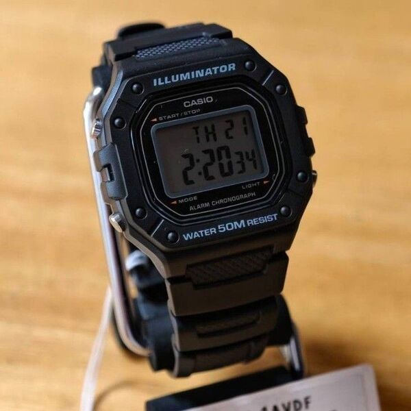カシオ CASIO 腕時計 メンズ レディース W-218H-1AV クォーツ