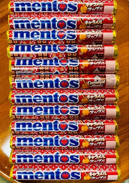 Mentos メントス キャラメルアップル 12本セット クラシエ 期間限定