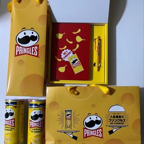 プリングルズ レストラン Hi! CHEESE! ノート ペン 紙袋 ノベルティ 贅沢4種類のチーズ風味