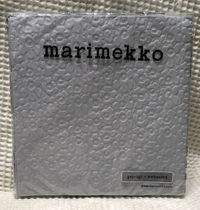 ☆marimekkoマリメッコ　限定販売　完売！ミニミニウニッコ　エンボス加工　ペーパーナプキン☆デコパージュ　型押し　10枚