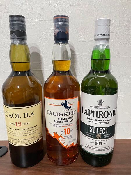 アイラウイスキー 飲み比べセット② タリスカー10年 ラフロイグセレクト カリラ12年